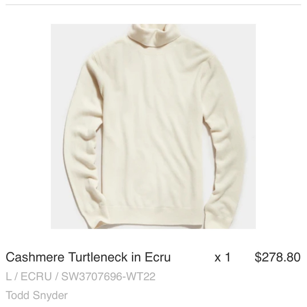 Men's Cream Sweater